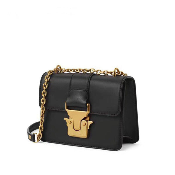 Bolso Bandolera de Diseño con Cierre Cabeza de Toro