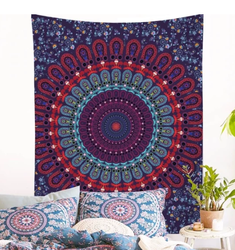 Tapiz Mandala Azul Vanitas