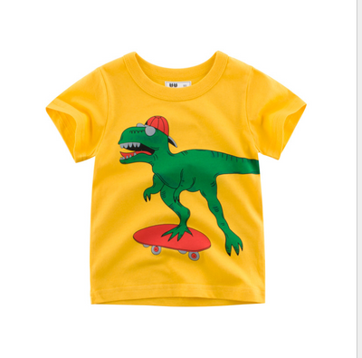Camiseta Infantil de Verano con Diseño de Dinosaurio - Ropa Niños Directo de Fábrica - Image 7