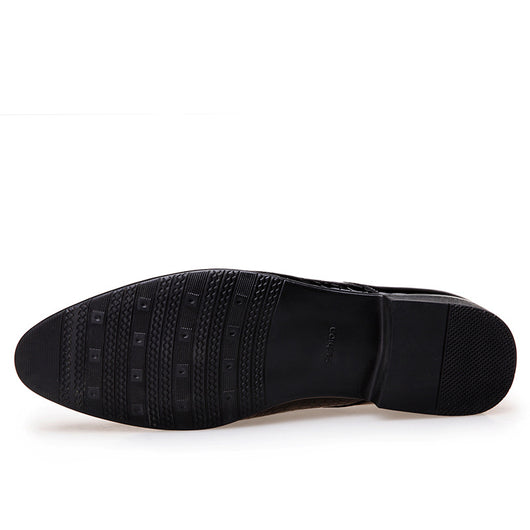 Zapatos de Vestir Elegantes con Cordones y Acabado Brillante - Image 4