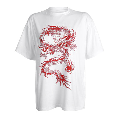 Camiseta Estampada Multicolor de Manga Corta