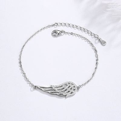Pulsera de alas de ángel en plata 925 para mujer - Image 5