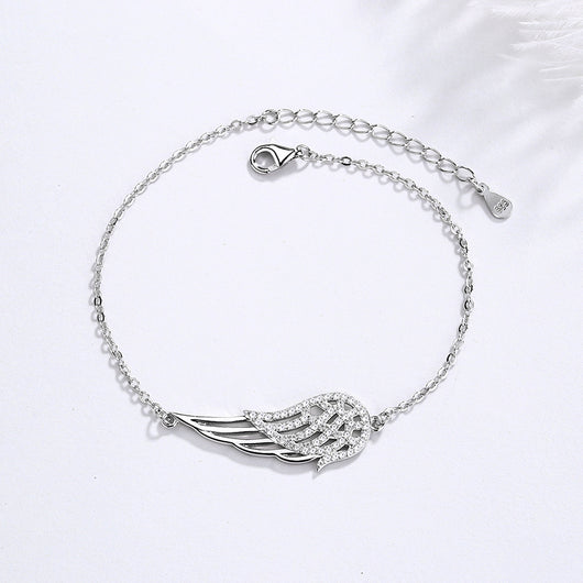 Pulsera de alas de ángel en plata 925 para mujer - Image 5