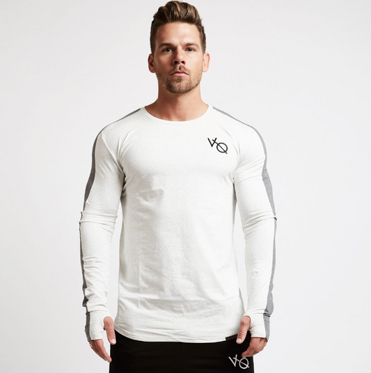 Camiseta Slim Fit de Manga Larga para Hombre - Estilo Casual y Deportivo