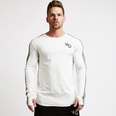 Camiseta Slim Fit de Manga Larga para Hombre - Estilo Casual y Deportivo
