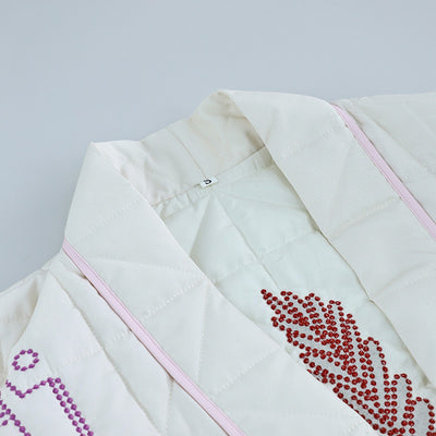Kimono Casual Versátil con Bordado de Frutas y Cuello en V - Image 22