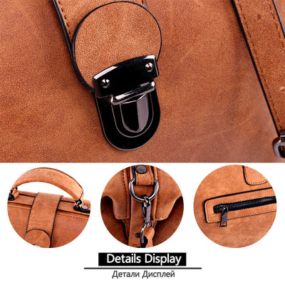 Bolso Retro de Cuero Vintage - Image 3