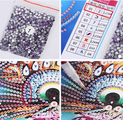 Pintura de Diamantes 5D Búho - Bordado de Diamantes Especial para Decoración del Hogar - Image 2