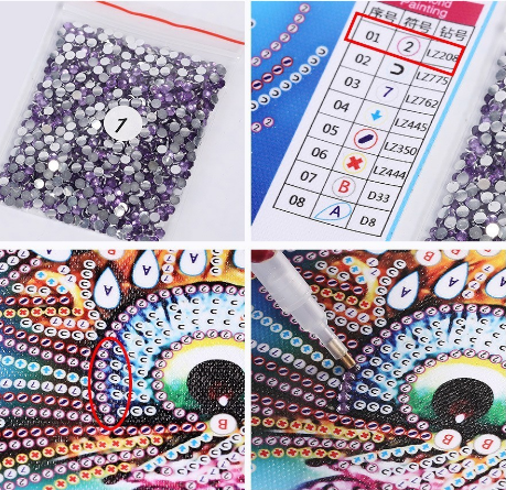 Pintura de Diamantes 5D Búho - Bordado de Diamantes Especial para Decoración del Hogar - Image 2