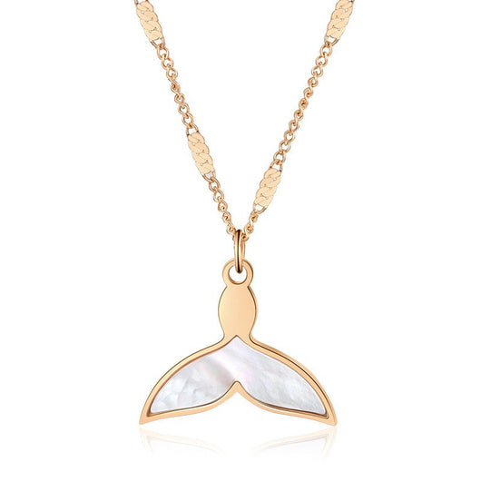 Cadena de Clavícula en Acero Titanio Oro Rosa - Image 15