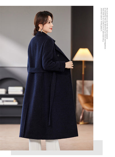 Abrigo Largo de Cashmira Doble Botonadura - Elegancia Premium - Image 14