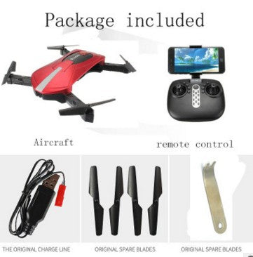 Drone FPV Dobrável com Controle WiFi e Modo Estabilização para Crianças