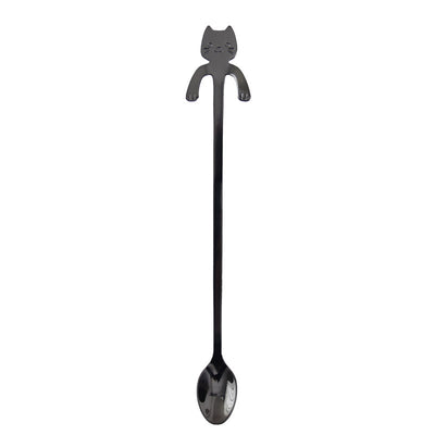 Cucharilla de Café con Mango de Gato Divertido en Acero Inoxidable 304 - Image 8