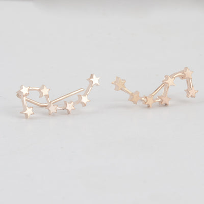 Aretes Constelación Osa Mayor - Joyería Elegante Europea Americana - Image 3
