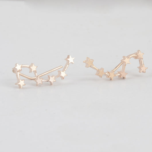 Aretes Constelación Osa Mayor - Joyería Elegante Europea Americana - Image 3