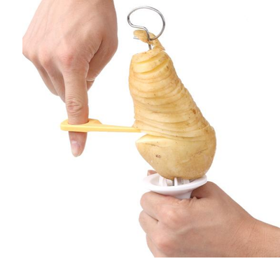 Cortador de Papas Manual Profesional - Rebanador de Papas Reutilizable para Cocina - Image 4