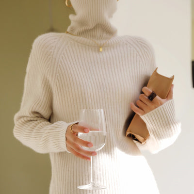 Suéter de Lana Holgado para Mujer Talla Grande - Otoño - Image 11