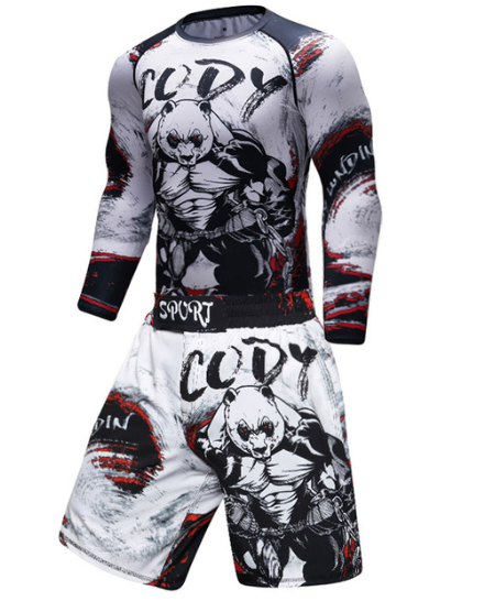 Camiseta Compresión MMA Rashguard 3D para Hombre - Fitness y Crossfit - Image 2