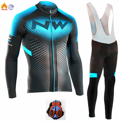 Conjunto de Jersey Ciclismo Manga Larga - Image 9