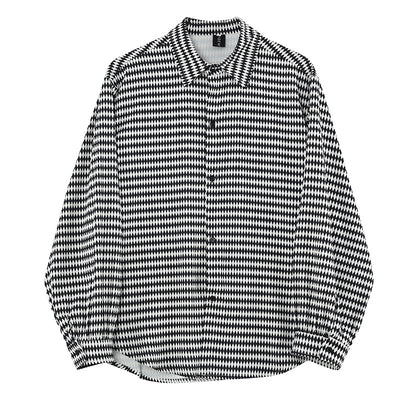 Camisa Suelta Coreana de Manga Larga para Hombre - Image 2