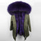 Abrigo Parka con Cuello de Piel de Mapache Oversized
