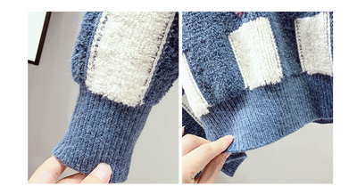 Suéter Abrigo Cuello Alto Acolchado Oversize para Mujer - Image 5