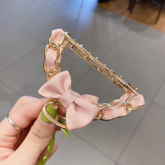 Pinza de Metal Grande para Cabello Estilo Net Red