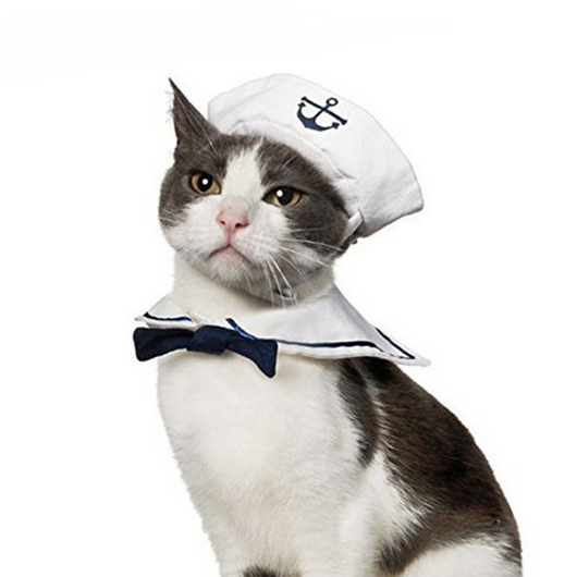 Traje Marinero para Mascotas - Disfraz Naval Elegante