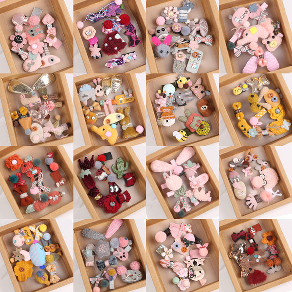 Set de 10 Pasadores para Niña - Colores Variados