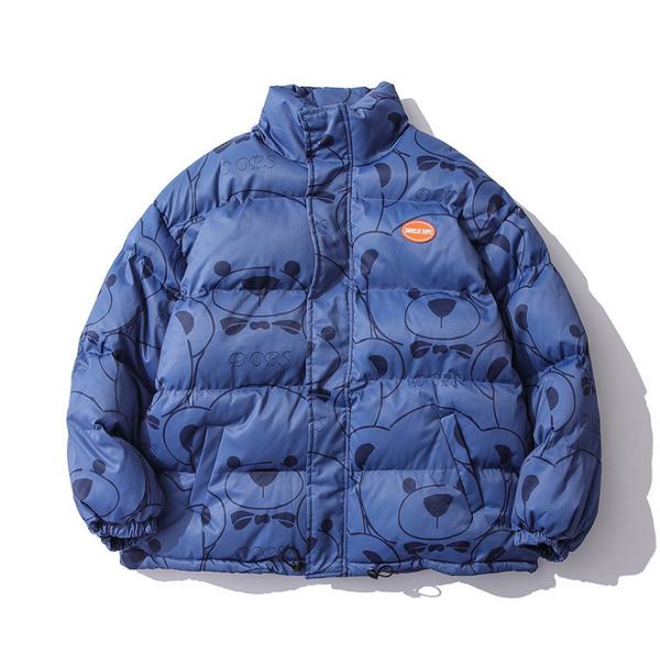 Abrigo Acolchado de Algodón Little Bear para Amantes de la Moda