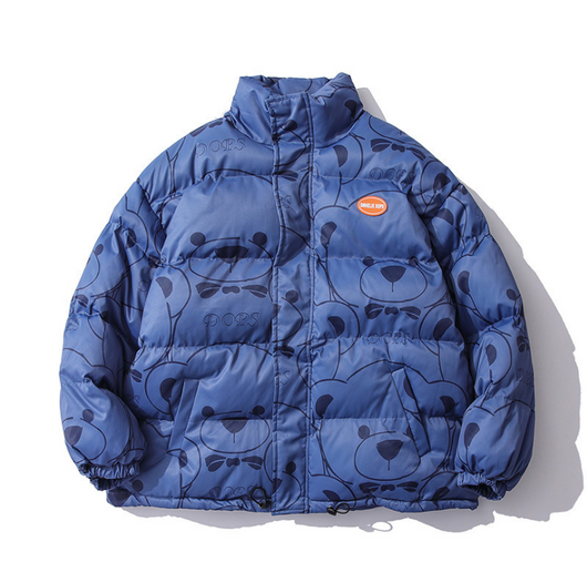 Abrigo Acolchado de Algodón Little Bear para Amantes de la Moda
