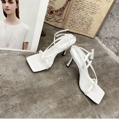 Sandalias de Oficina con Tiras Finas para Mujer - Image 3