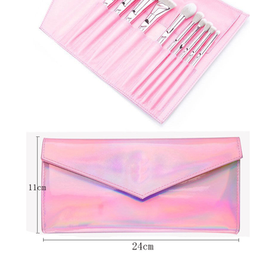 Set de 10 Brochas de Maquillaje con Mango Largo - Image 6