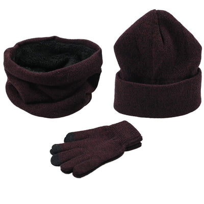 Conjunto Invernal Completo para Hombre: Gorro, Bufanda y Guantes en Punto y Terciopelo - Image 21