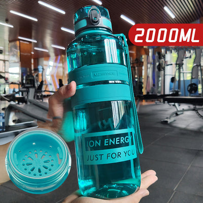 Botella Deportiva de Gran Capacidad Portátil para Fitness - Image 4