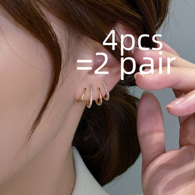 Aretes Clásicos de Zirconia y Plata S925 - Image 12