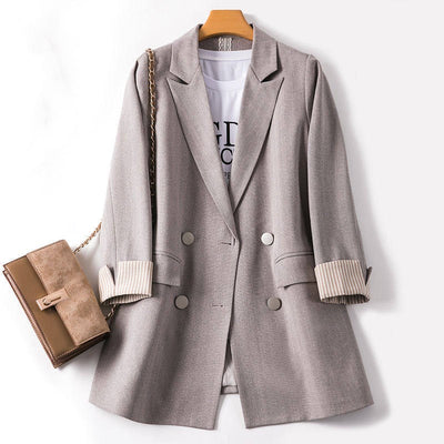 Blazer Elegante Ajustado para Mujer - Tendencia Net Red - Image 5
