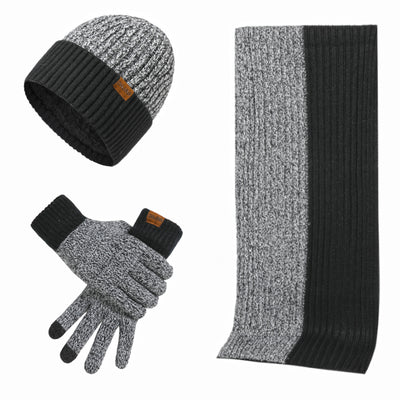 Conjunto Invernal de Gorro, Bufanda y Guantes Acolchados para Hombre - Image 6