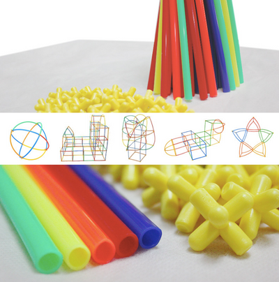 Juego de Construcción con Conectores de Pajilla - Image 5