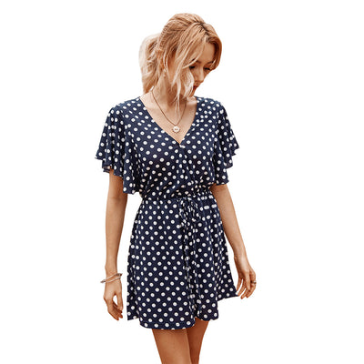 Jumpsuit Casual con Lunares en la Cintura - Image 19