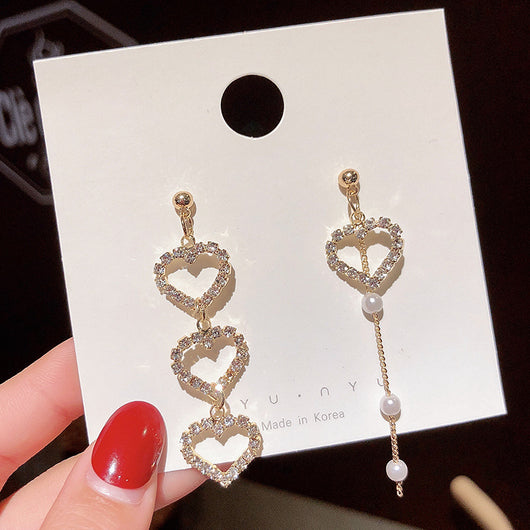 Aretes Largos Colgantes de Cristal para Mujer - Diseño Elegante y Sofisticado - Image 84