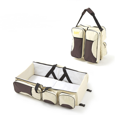 Cuna Portátil Multifunción para Bebé - Bolso Mami Convertible - Image 6