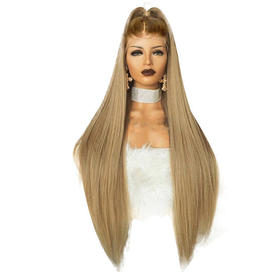 Diadema de Lino con Cabello Liso Largo - Image 5