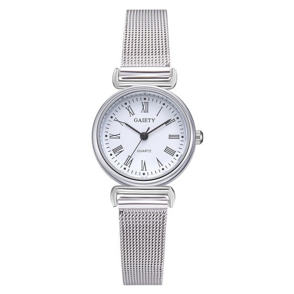 Reloj de Cuarzo con Numerales Romanos Elegante