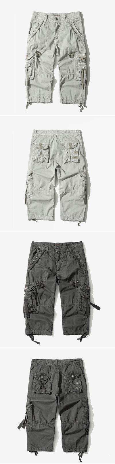 Pantalones Cortos Cargo con Múltiples Bolsillos para Playa - Image 17
