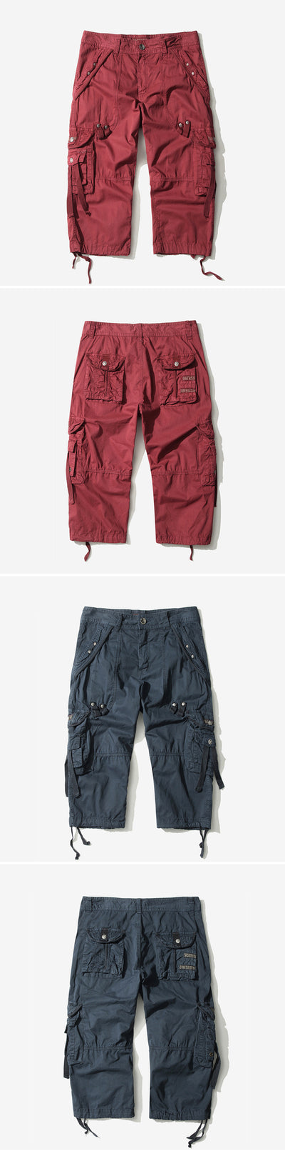 Pantalones Cortos Cargo con Múltiples Bolsillos para Playa - Image 13