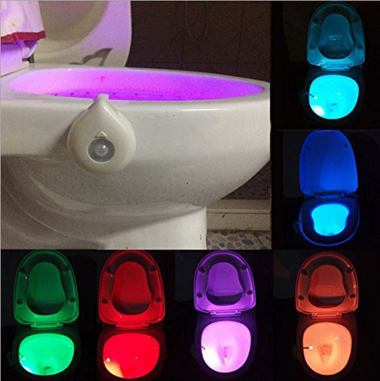 Luz LED Sensor para Inodoro - Iluminación Nocturna Inteligente