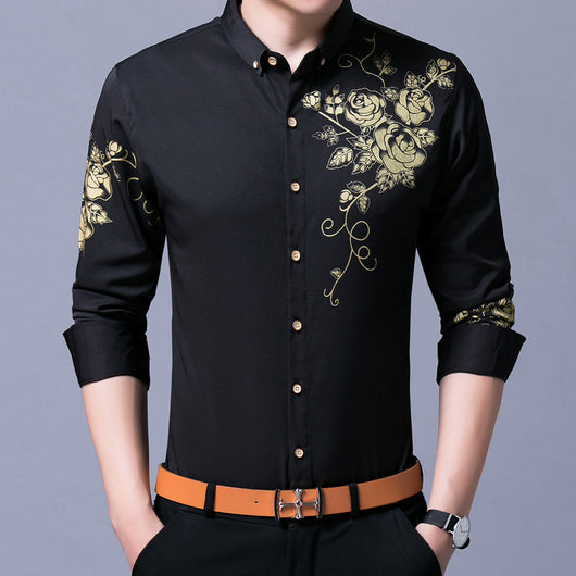 Camisa Estampado Flores para Hombre
