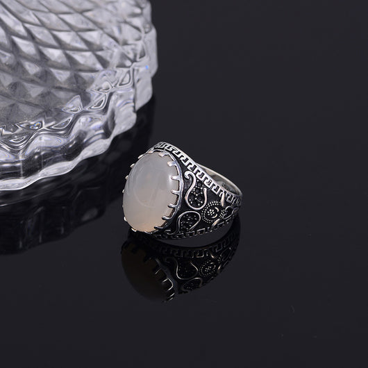 Anillo de Moda Chapado con Incrustaciones Europeo y Americano - Image 7