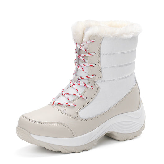 Botas de Nieve Impermeables para Mujer con Forro de Terciopelo - Image 8